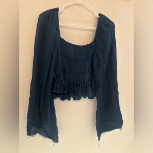 ‼️SOLD‼️ Free People Ruffle Peplum Top
